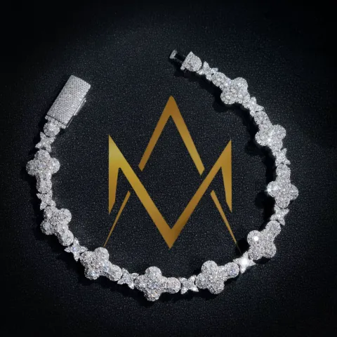 Celestia's Tennis Link Bracelet — detail 1