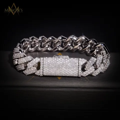 Regent's Cuban Link Bracelet · 14 mm — detail 2