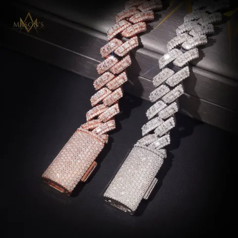 Verity Baguette Link Bracelet · 16 mm — detail 2
