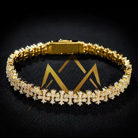 Apostle's Cross Link Bracelet · 8.5 mm — detail 8