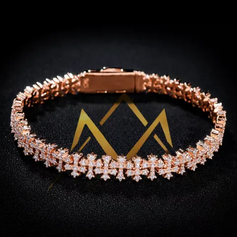 Apostle's Cross Link Bracelet · 8.5 mm — detail 9