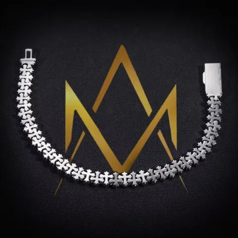 Apostle's Cross Link Bracelet · 8.5 mm — detail 5