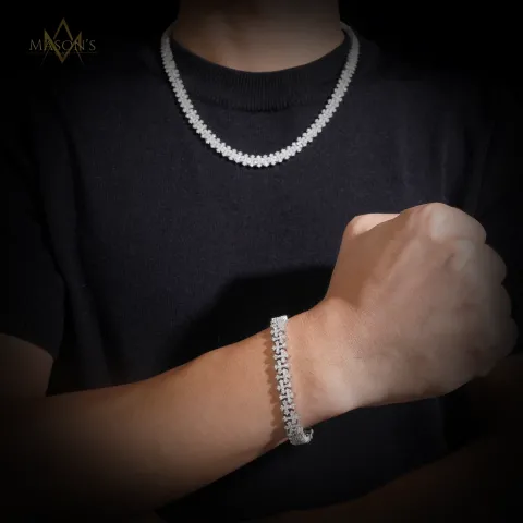 Apostle's Cross Link Bracelet · 8.5 mm — detail 6