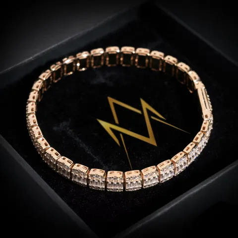 Axiom Baguette Link Bracelet — detail 4
