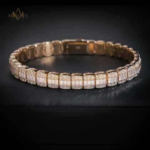 Axiom Baguette Link Bracelet — detail 9