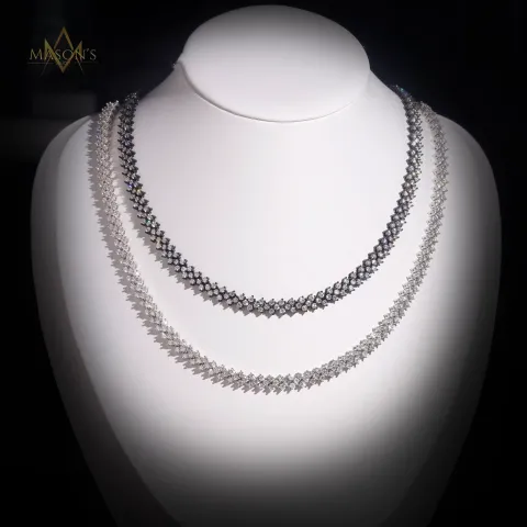 Chevron Tennis Link Chain