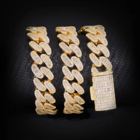 Credence Baguette Link Chain  · 16 mm — detail 2