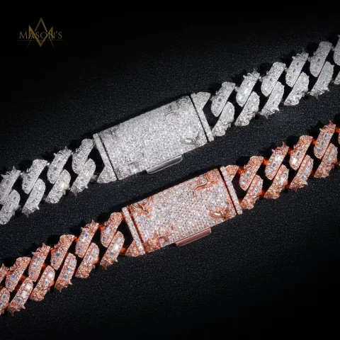 Elysian Baguette Link Chain · 15 mm — detail 2