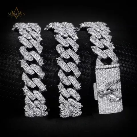 Elysian Baguette Link Chain · 15 mm — detail 4