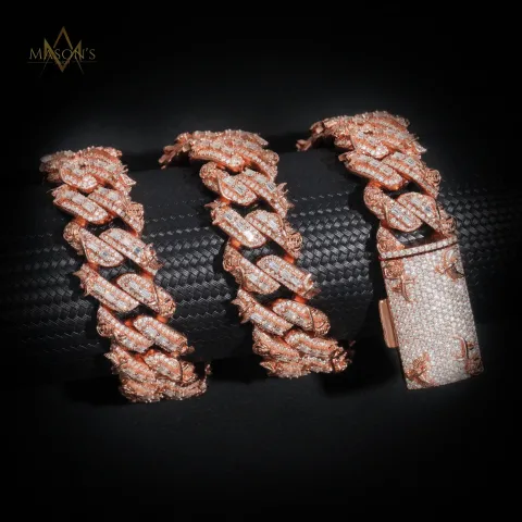 Elysian Baguette Link Chain · 20 mm