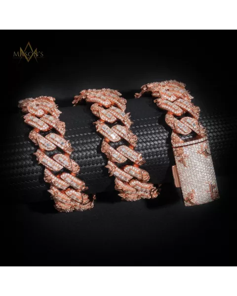 Elysian Baguette Link Chain · 20 mm
