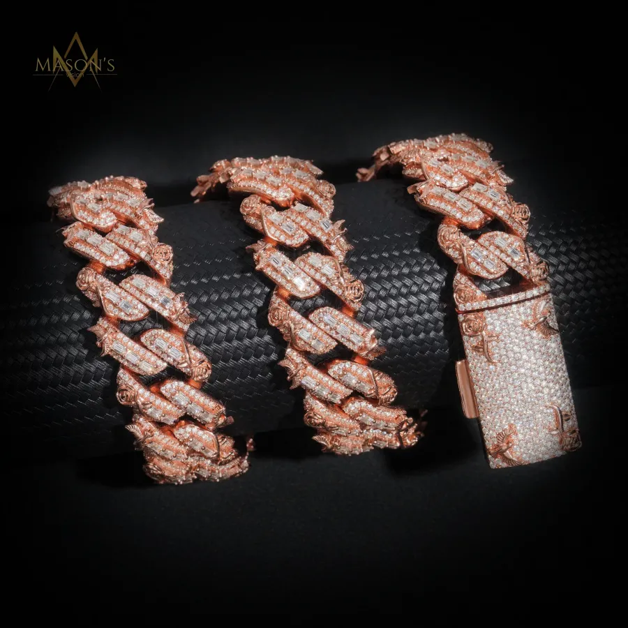 Elysian Baguette Link Chain · 20 mm