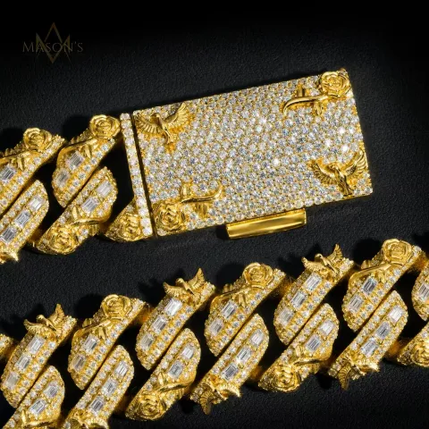 Elysian Baguette Link Chain · 20 mm — detail 5