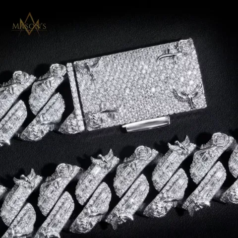 Elysian Baguette Link Chain · 20 mm — detail 4