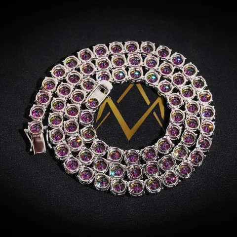 Empress' Tennis Link Chain · Aurora — detail 3