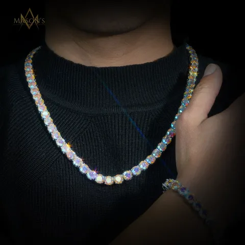 Empress' Tennis Link Chain · Aurora