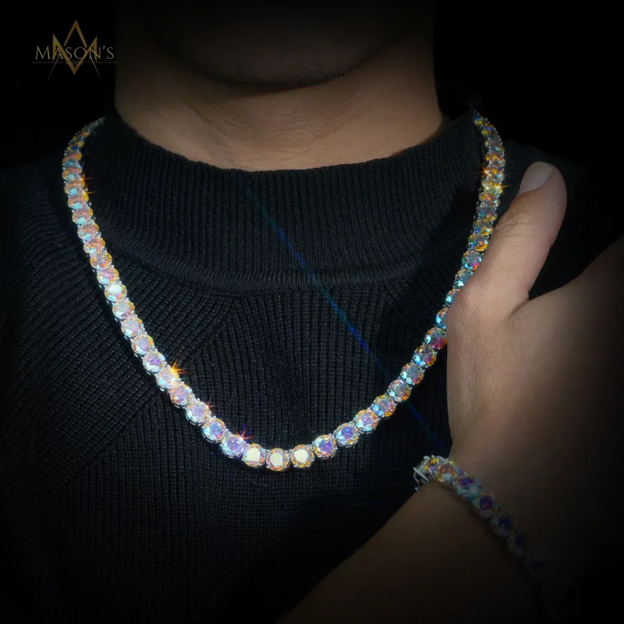 Empress' Tennis Link Chain · Aurora