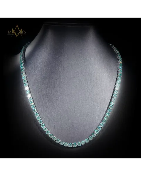Empress’ Tennis Link Chain · Azure