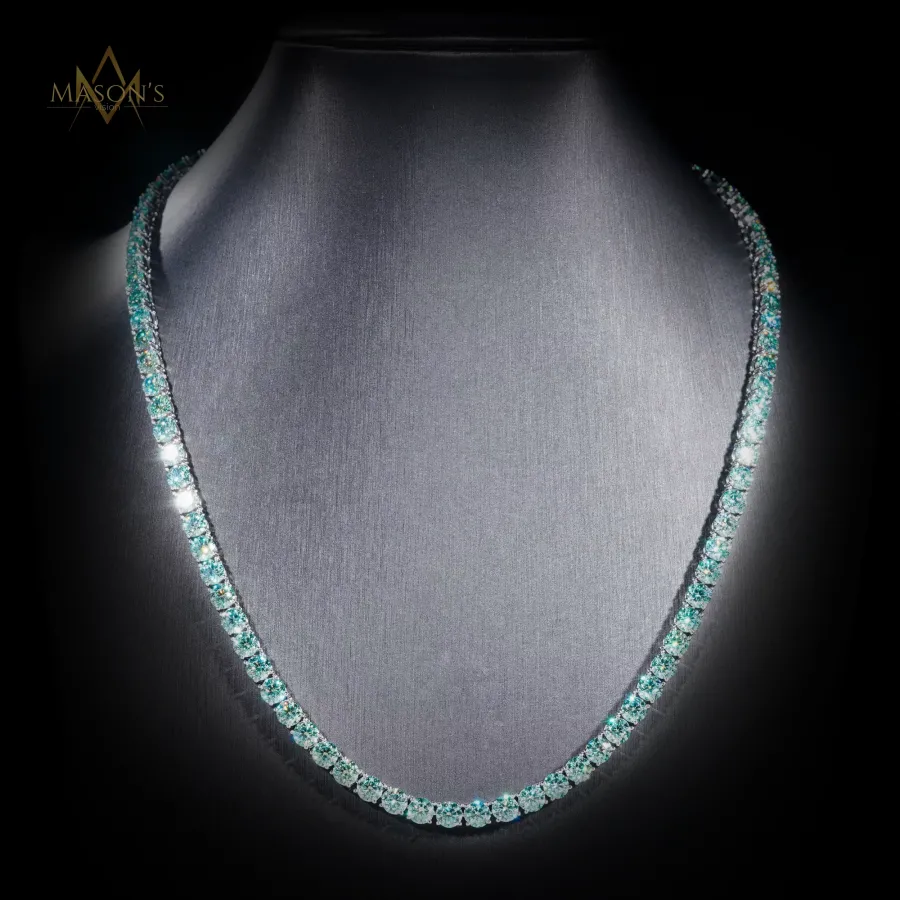 Empress’ Tennis Link Chain · Azure