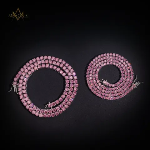 Empress’ Tennis Link Chain · Rosé — detail 1
