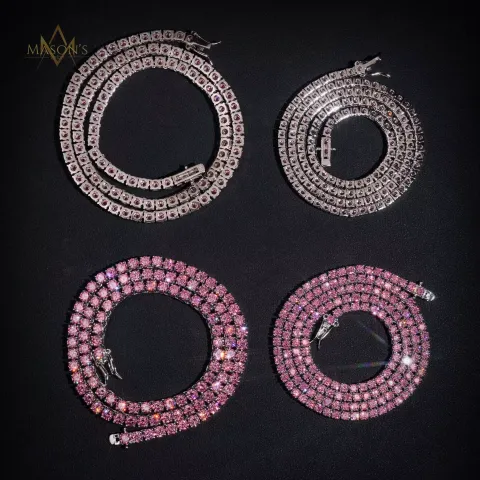 Empress’ Tennis Link Chain · Rosé — detail 2