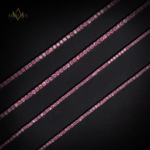 Empress’ Tennis Link Chain · Rosé — detail 3