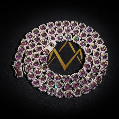Empress' Tennis Link Chain · Topaz — detail 3
