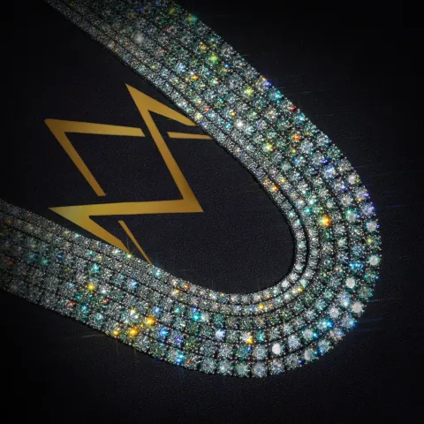 Empress’ Tennis Link Chain · Veridian — detail 3