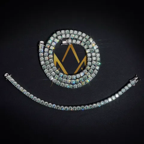 Empress’ Tennis Link Chain · Veridian — detail 6