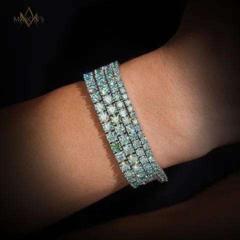 Empress’ Tennis Link Bracelet · Veridian