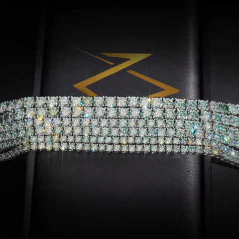 Empress’ Tennis Link Chain · Veridian — detail 1