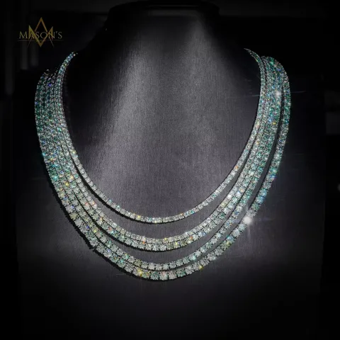 Empress’ Tennis Link Chain · Veridian — detail 2