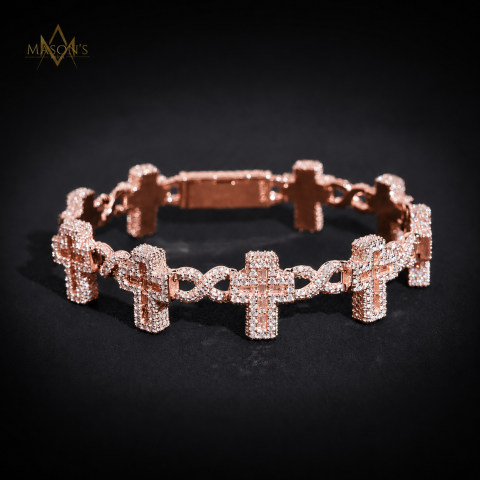 Reliquary Tennis Link Bracelet — detail 9