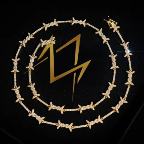 Schismatic’s Tennis Link Chain — detail 2