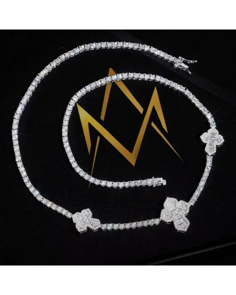 Triune Tennis Link Chain