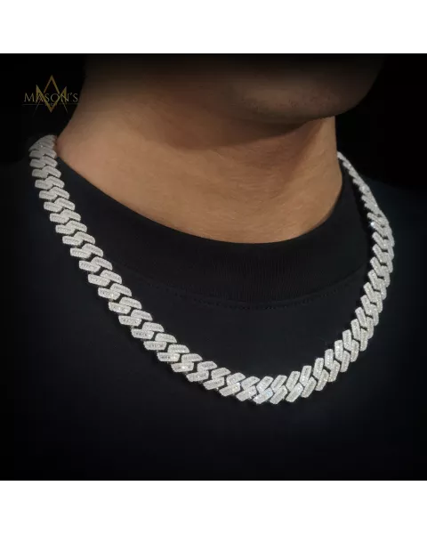 Verity Baguette Link Chain  · 12 mm