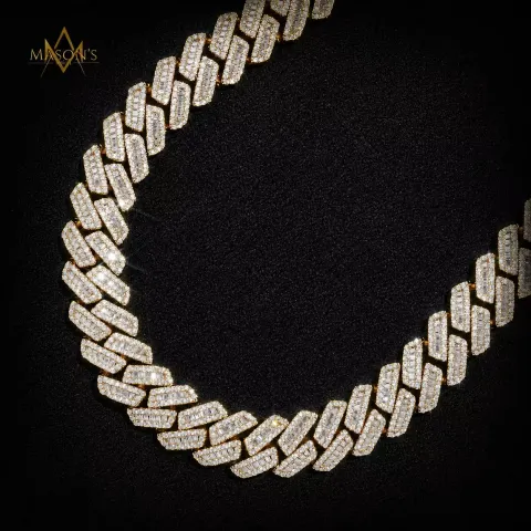Verity Baguette Link Chain  · 12 mm — detail 6