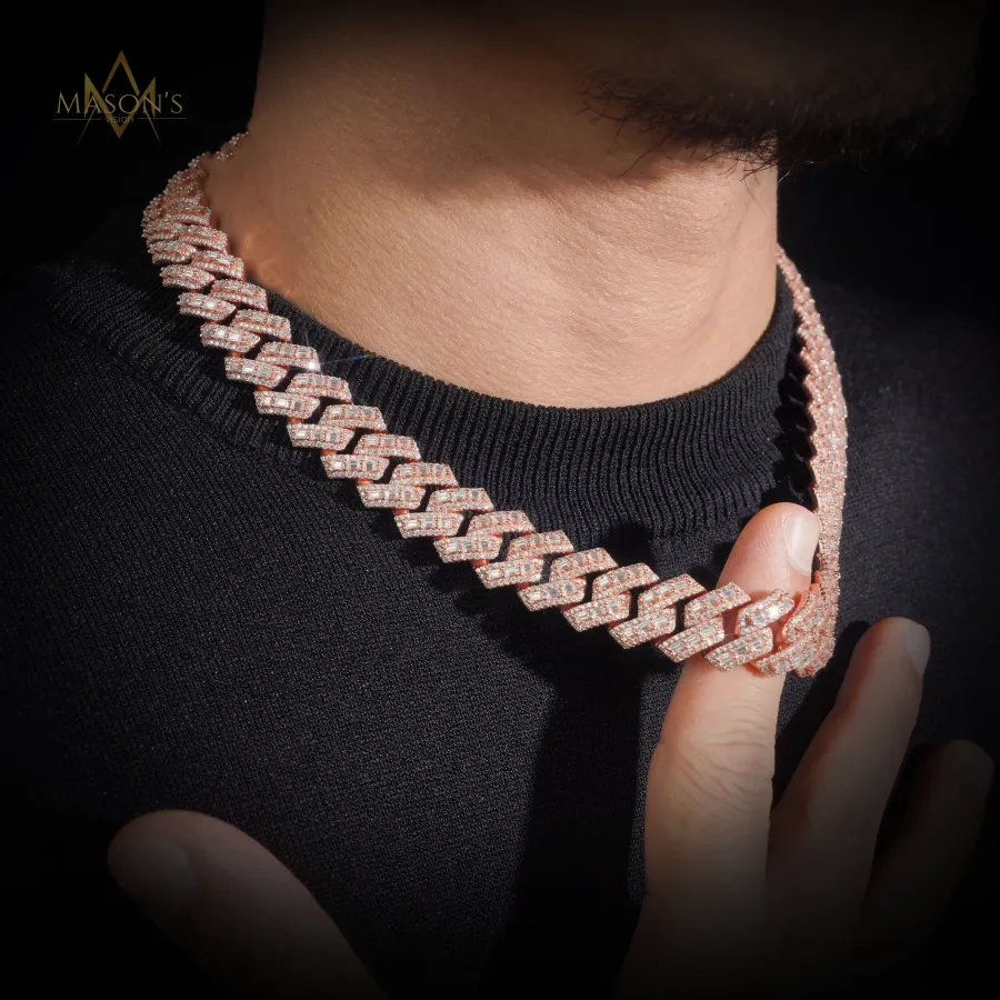 Verity Baguette Link Chain · 14 mm
