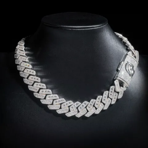 Verity Baguette Link Chain · 18 mm — detail 2