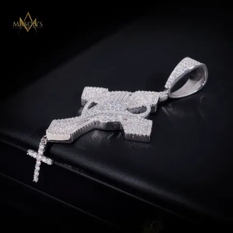 Accretion Cross Pendant