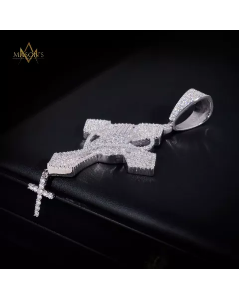 Accretion Cross Pendant