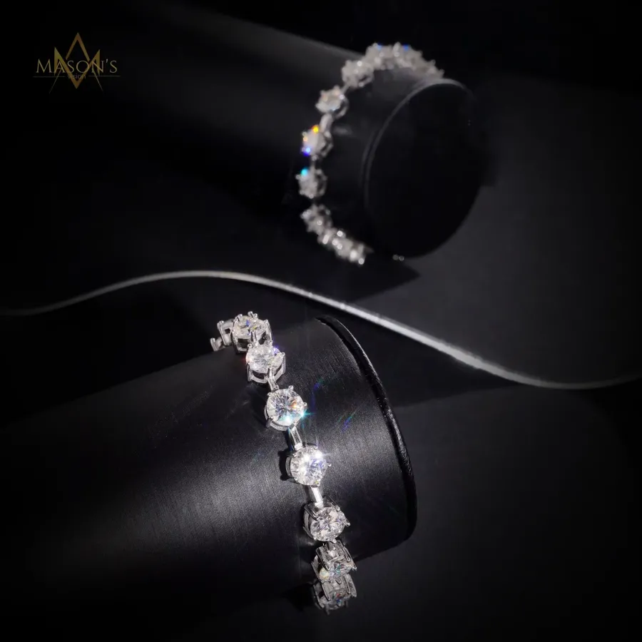 Accretion Tennis Link Bracelet