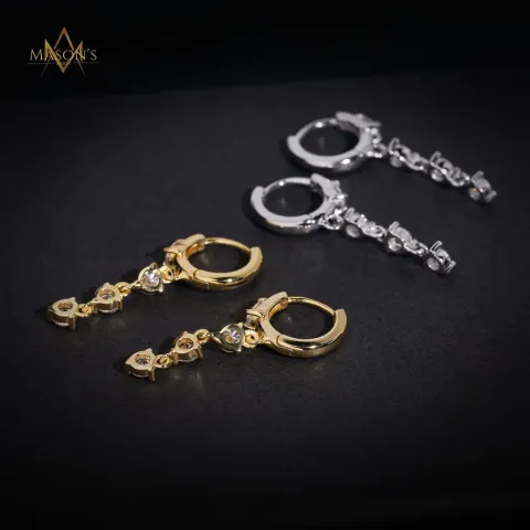 Accretion Drop Earrings — detail 3