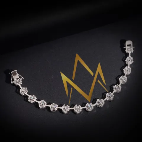 Accretion Tennis Link Bracelet — detail 3