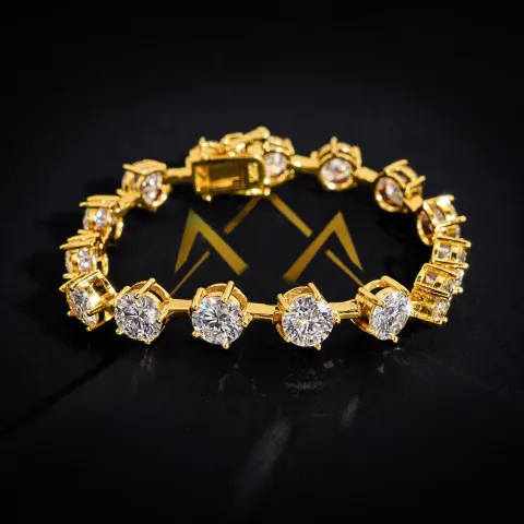 Accretion Tennis Link Bracelet — detail 6