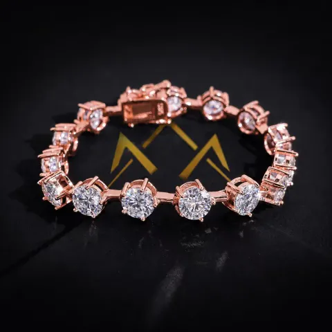 Accretion Tennis Link Bracelet — detail 7