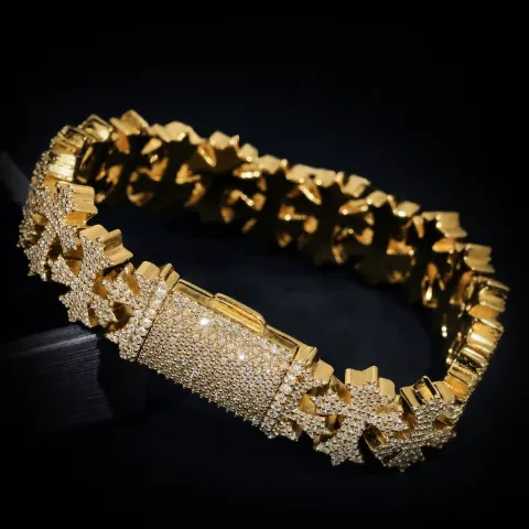 Apostle's Cross Link Bracelet · 16 mm — detail 7