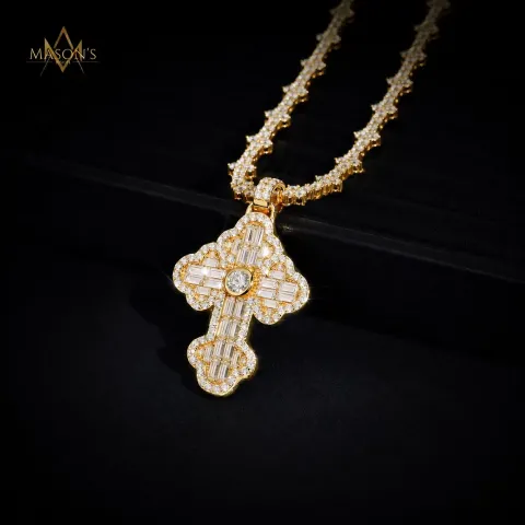 Axiom Cross Pendant — detail 5