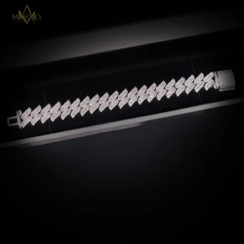 Basileus' Baguette Link Bracelet — detail 3
