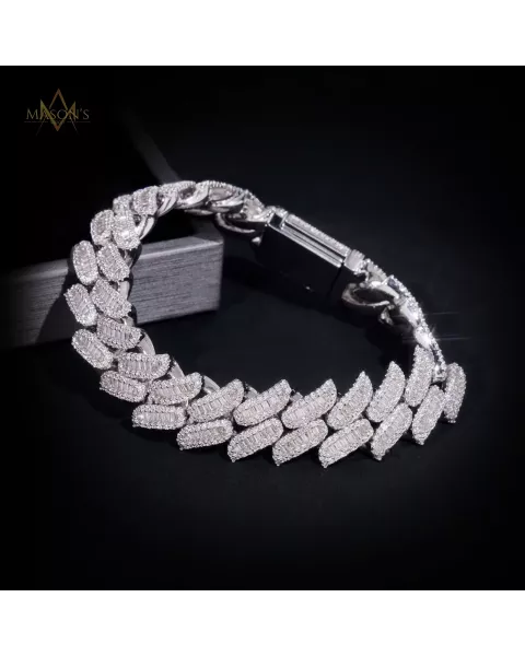 Basileus' Baguette Link Bracelet